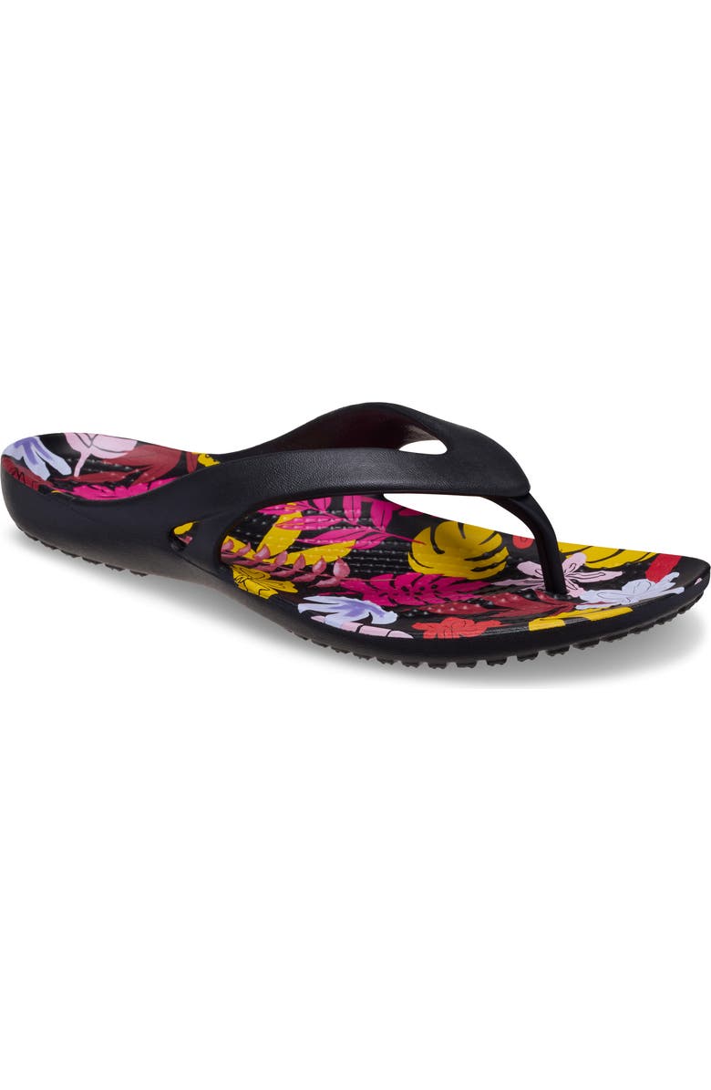 CROCS Kadee II Tropical Flip Flop Sandal, Main, color,