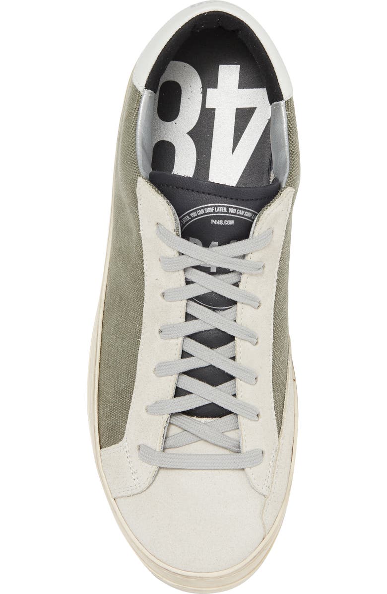 P448 John Leather Low Top Sneaker, Alternate, color,