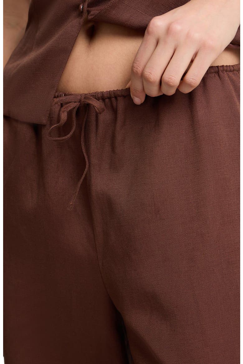 Air Linen Cargo Pant, Alternate, color, Brown