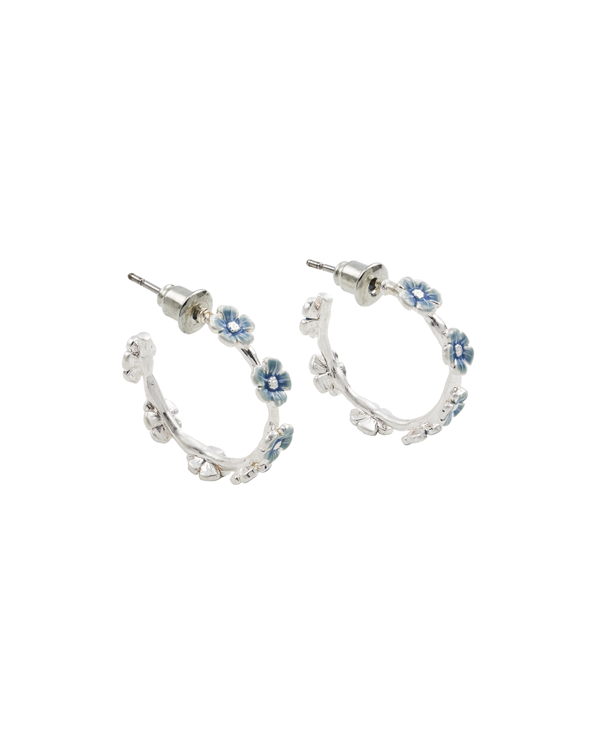 selected Blue & Silver