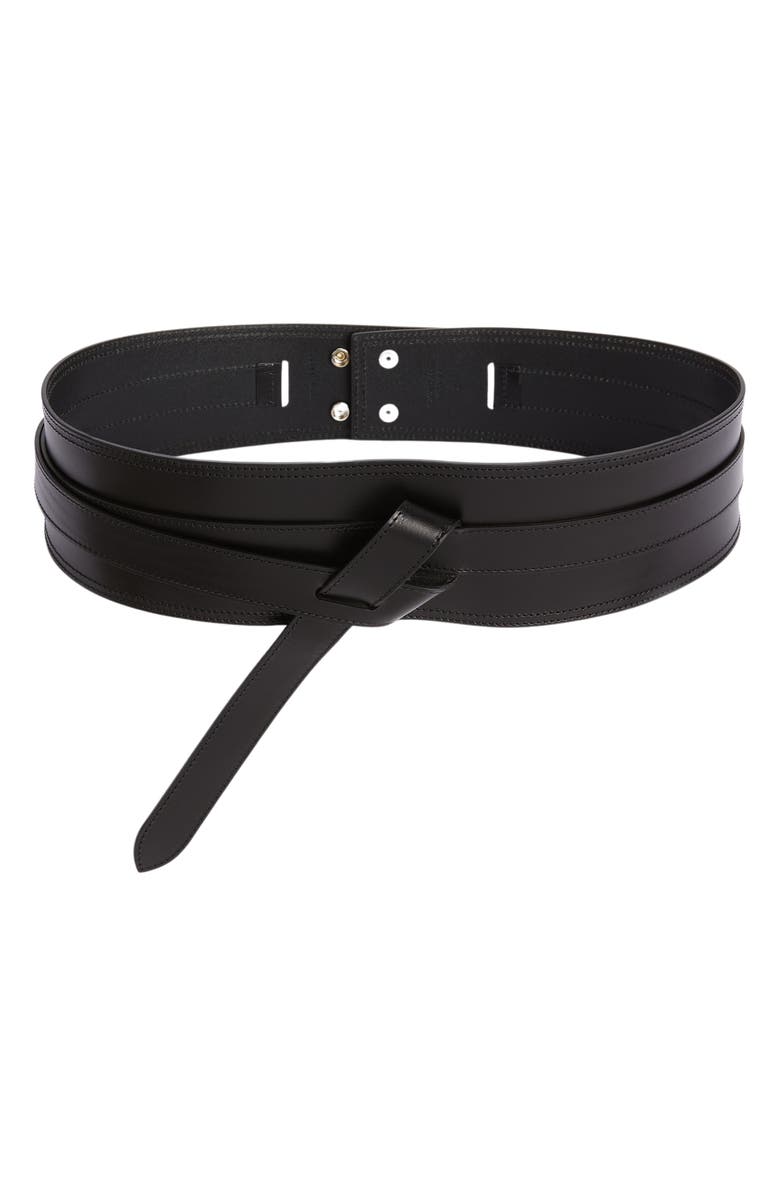 Isabel Marant Moshy Wrap Belt - 75 Isabel Marant Rust Leather Moshy Knot Wrap Belt Size 80 EU main image 2
