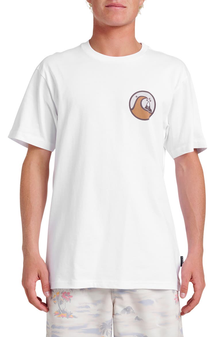 Jungle Wave Graphic T-Shirt, Main, color, WHITE