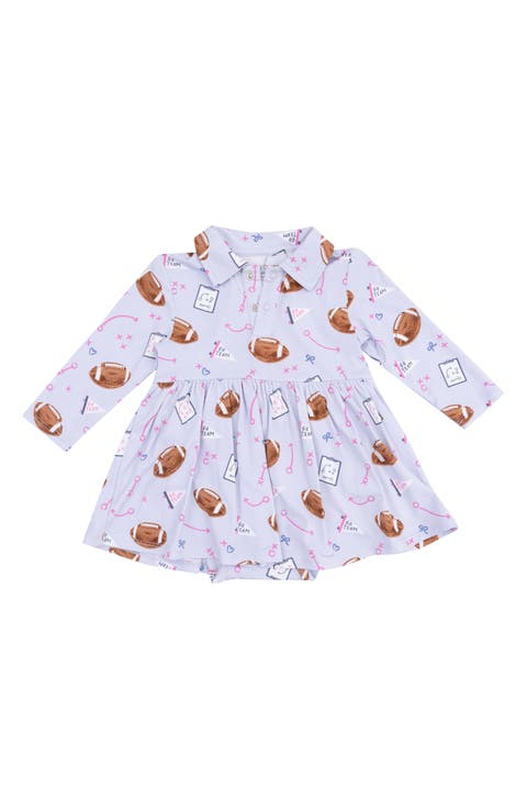 Touchdown Time Polo Dress (Baby)