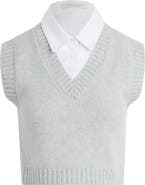 Favorite Daughter The Leigh Collar Sweater Vest
