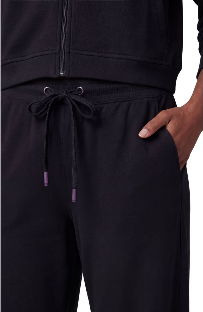 Lords of Harlech Womens Wide Leg Lounge Pant, Alternate, color, Very Black