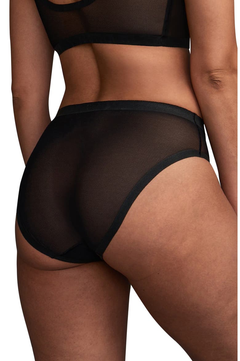 2-Pack Sheer Panties, Alternate, color, BLACK
