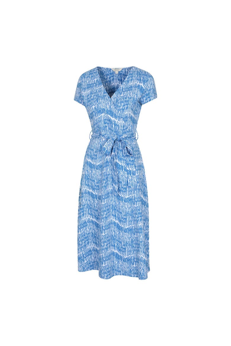 Santorini Wrap Midi Dress, Alternate, color, Bright Blue