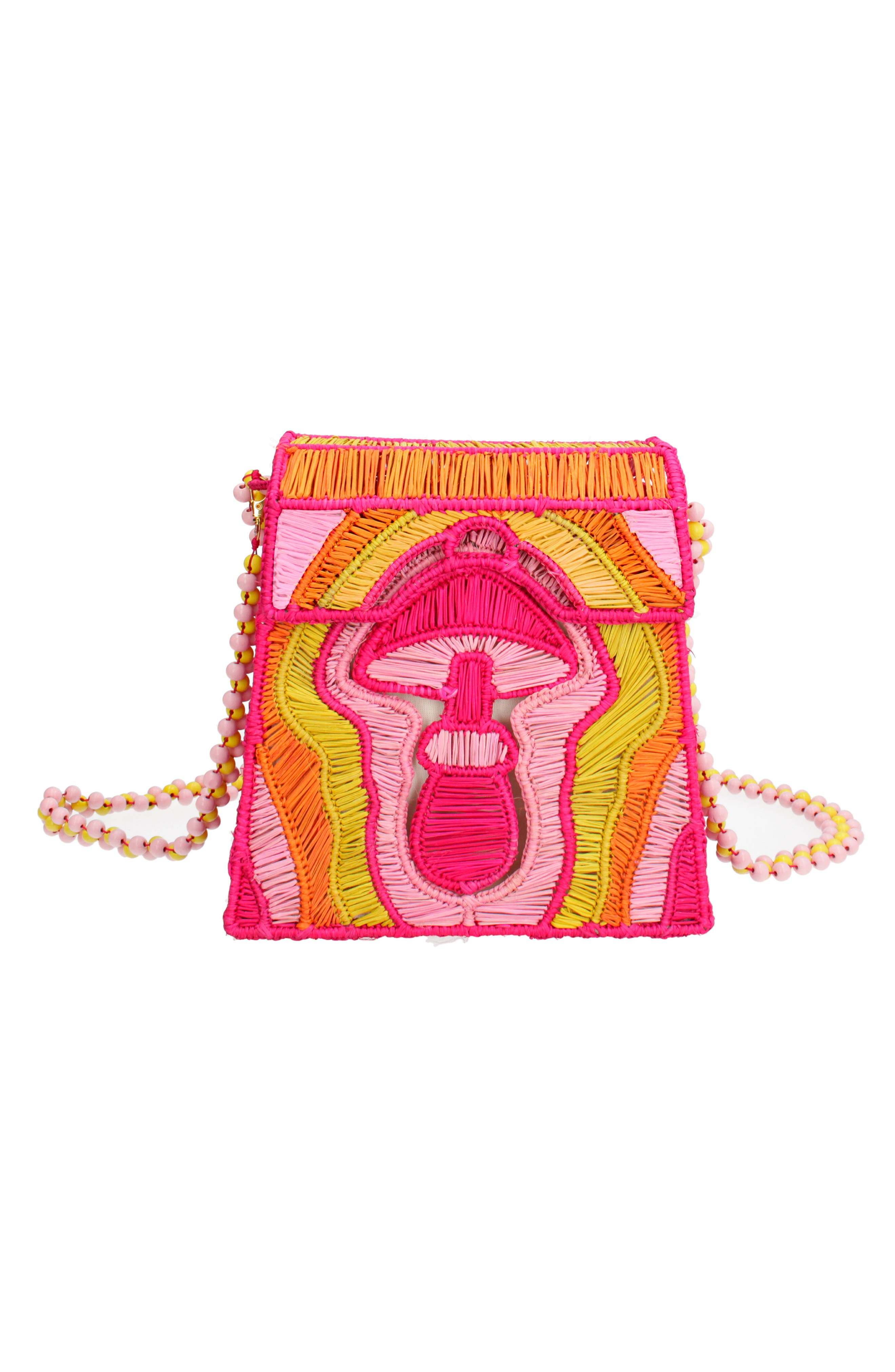 MERCEDES SALAZAR Pauwa Raffia Crossbody Bag, Alternate, color, 