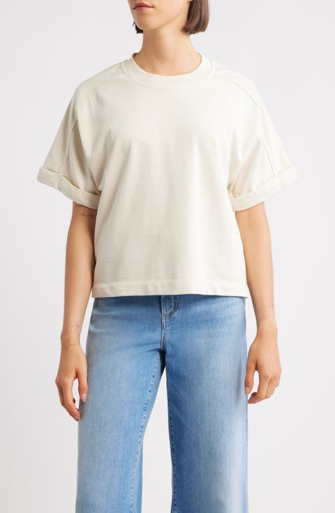 Brie Boxy Short Sleeve Sweatshirt
