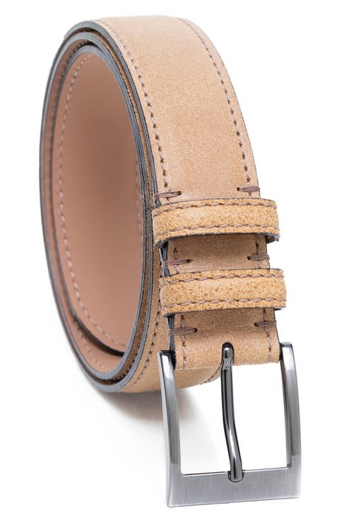 Waxed Leather Belt