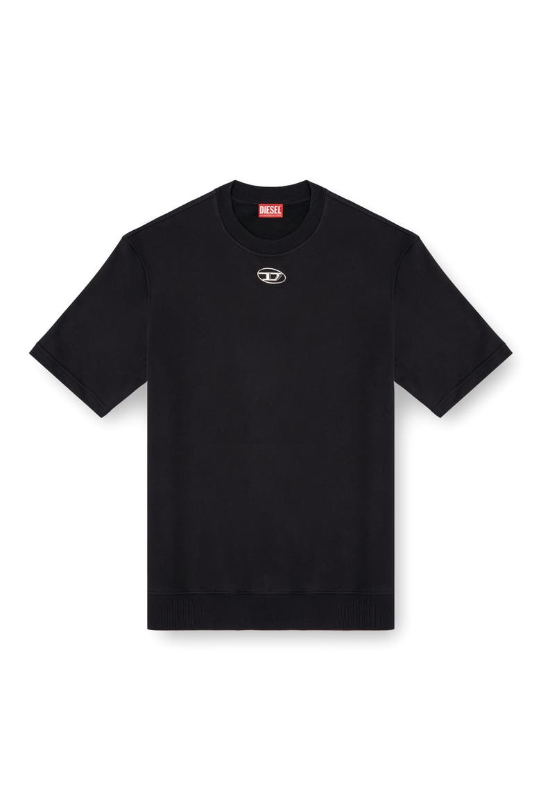 S-Cooling-L1 Short Sleeve Sweatshirt, Alternate, color, DEEP/ BLACK