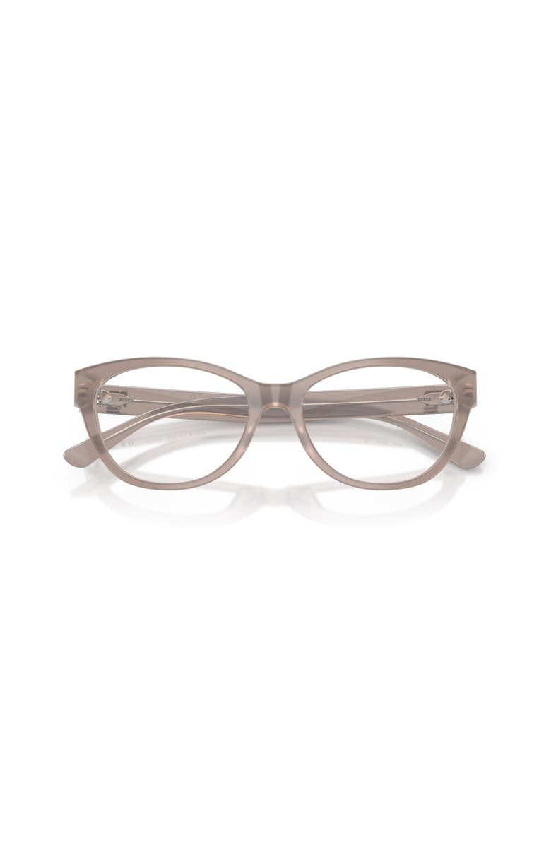 Ralph Lauren 53mm Butterfly optical glasses, Alternate, color, Brown