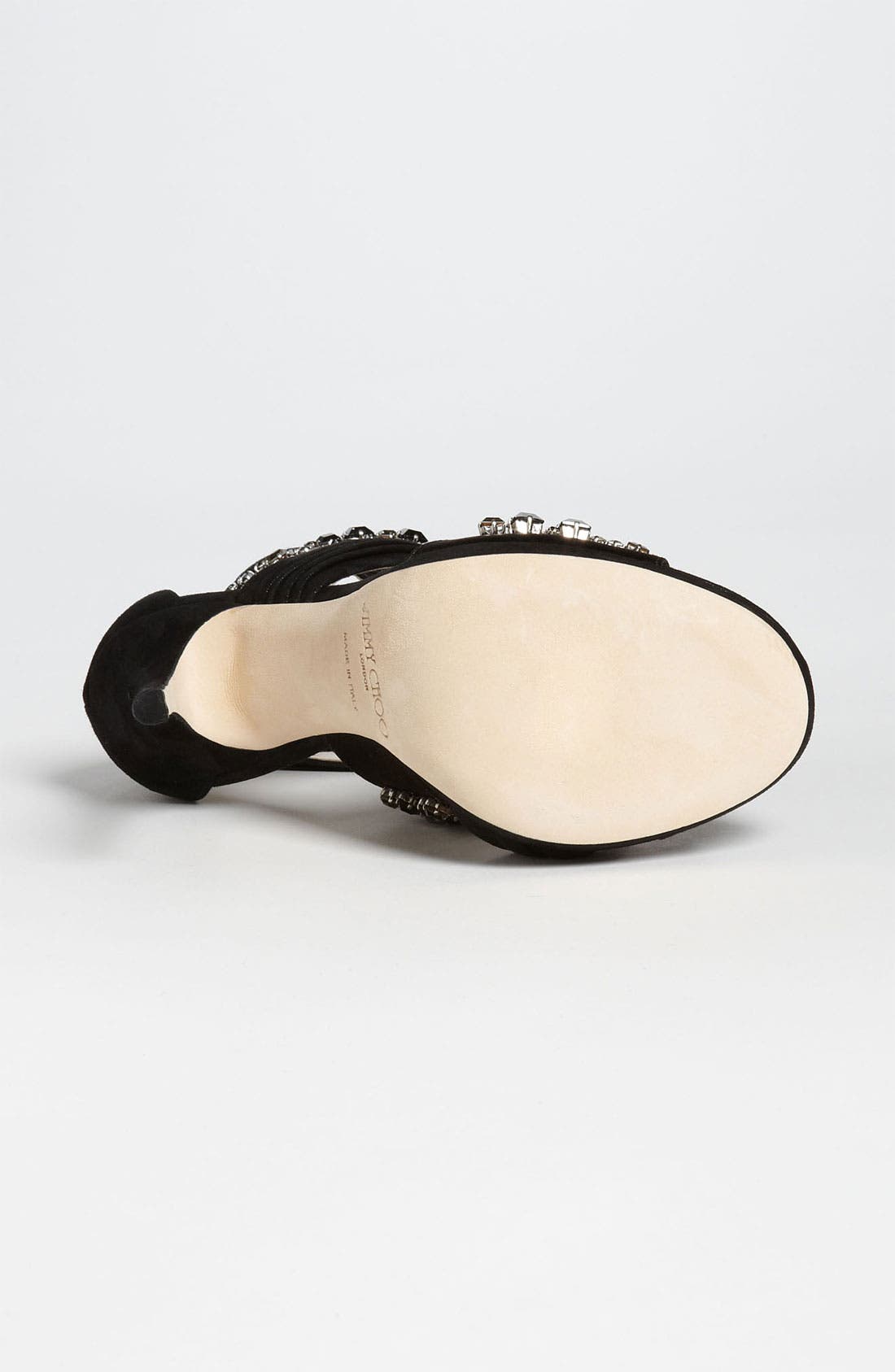 'Kani' Sandal, Alternate, color, BLACK SUEDE