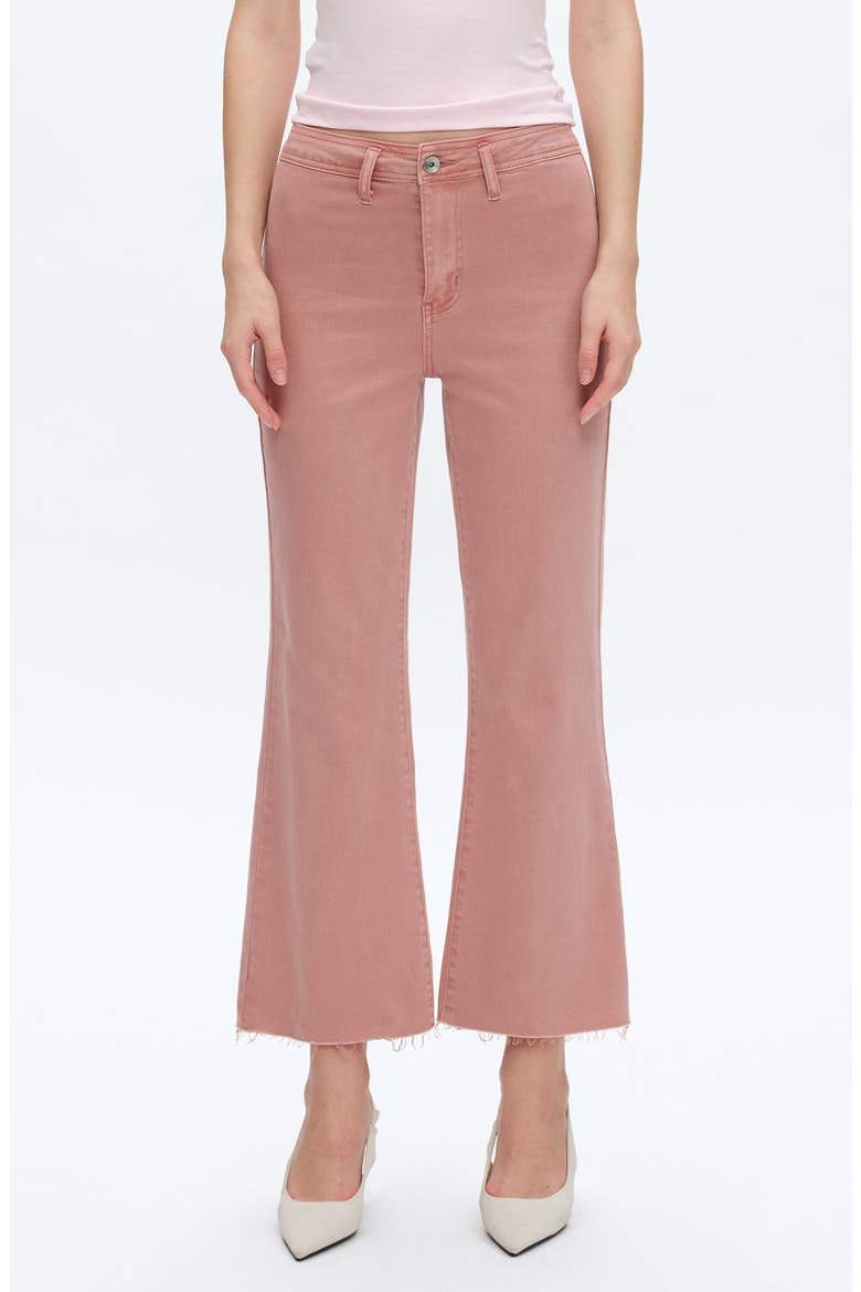 High Waist Wide Leg Jeans, Main, color, DUSTY PINK