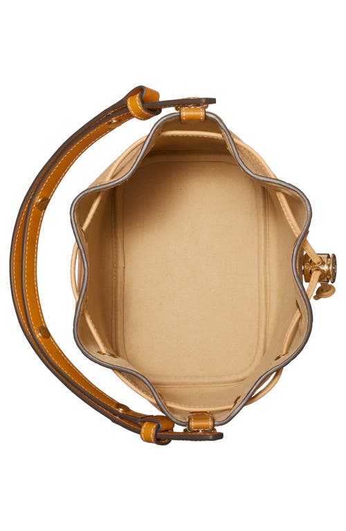 Tory Burch T Monogram Debossed Bucket Bag