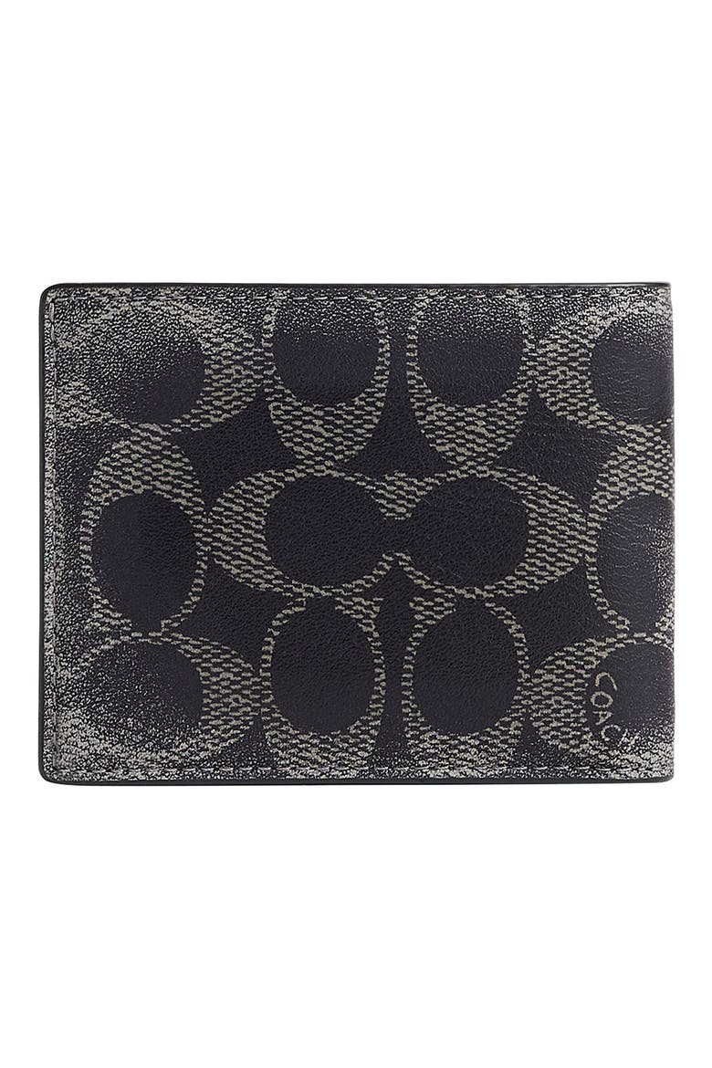 Signature Slim Bifold Wallet, Alternate, color, BLACK SIGNATURE