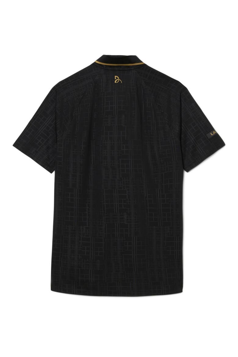 Tennis Performance Slim Fit Polo, Alternate, color, BLACK