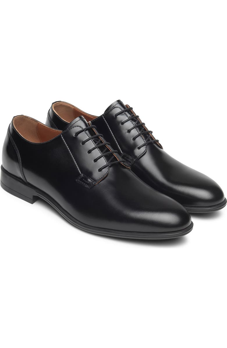 NeroGiardini Plain Toe Derby, Main, color, Black