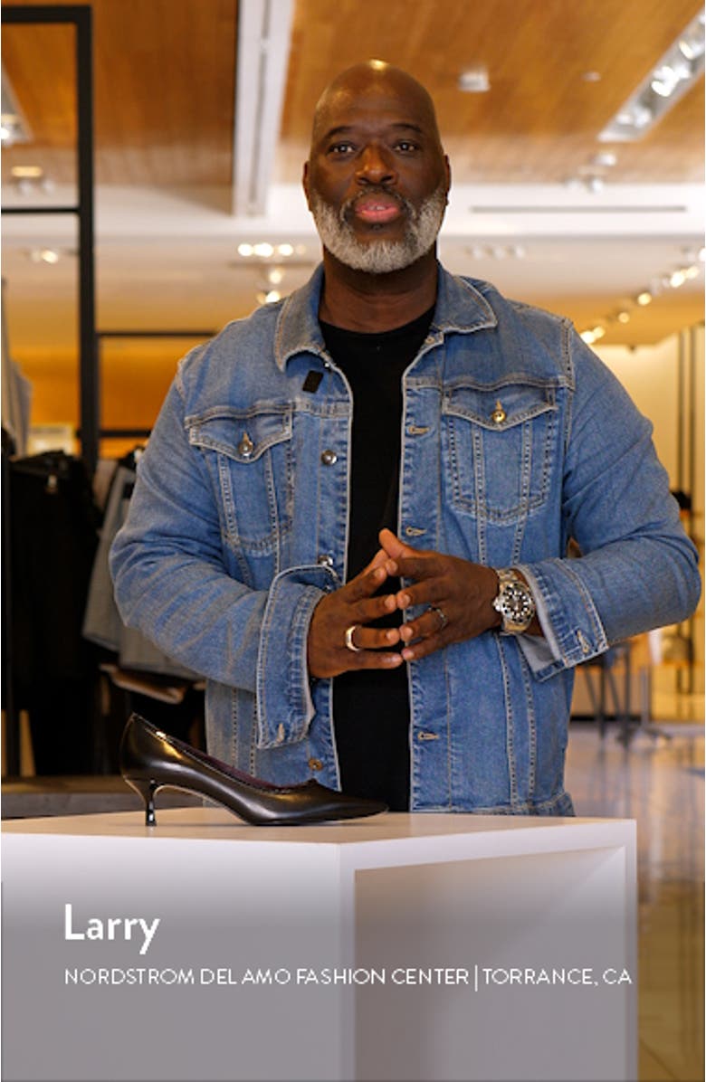 Double T Buckle Kitten Heel Pump, sales video thumbnail