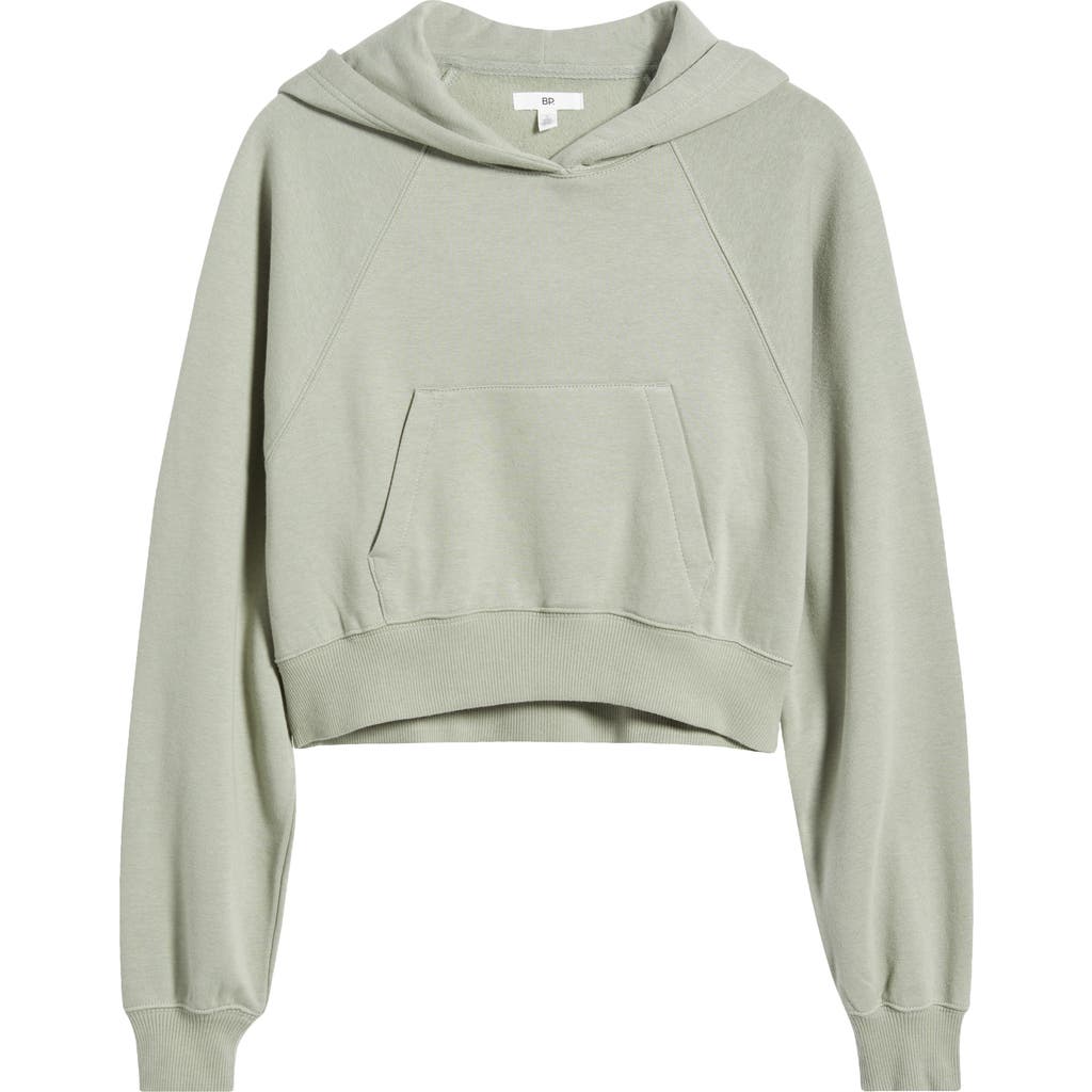 Bp. Crop Hoodie In Green Halo