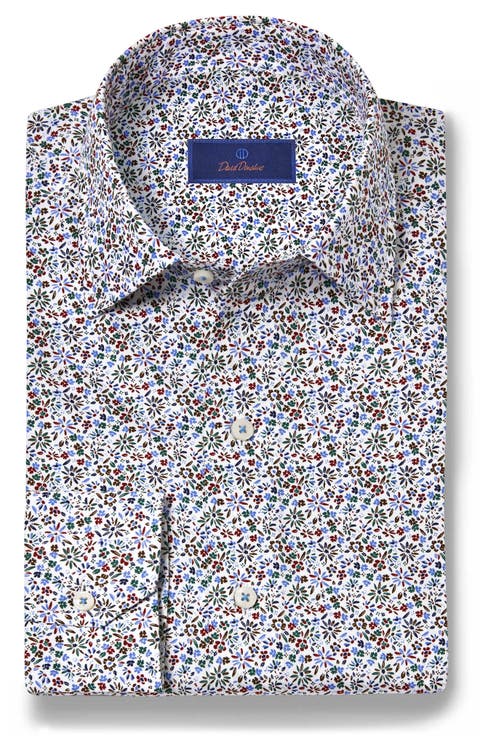 Floral Print Sport Shirt