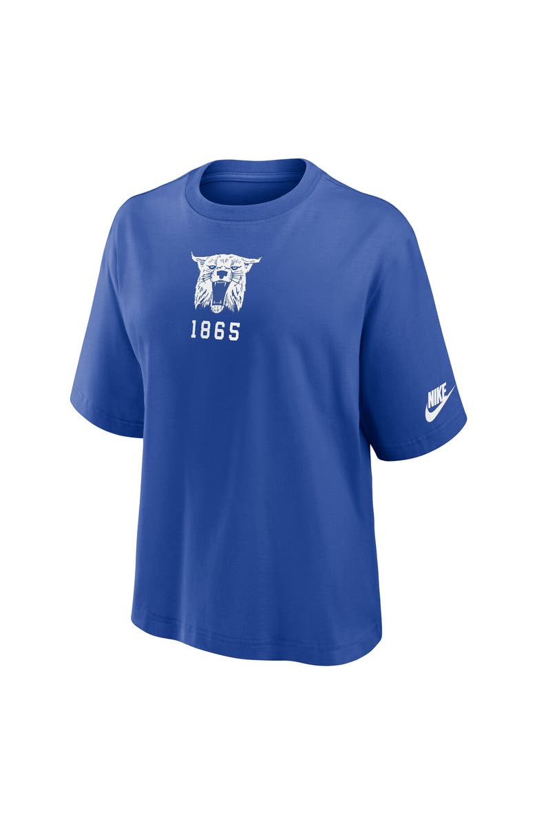 Nike Women's Nike Royal Kentucky Wildcats Boxy Legacy Established T-Shirt, Alternate, color, Royal