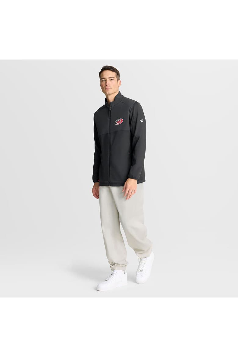 Men's Fanatics Black Carolina Hurricanes Authentic Pro Rink Full-Zip Jacket, Alternate, color, Black