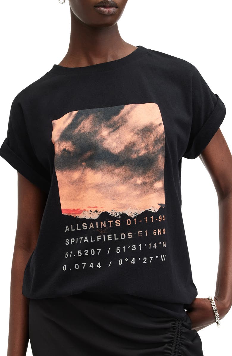AllSaints Liberte Graphic T-Shirt, Alternate, color,