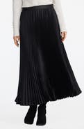 Brave+True Identity Pleated Satin Skirt