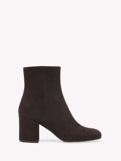 Gianvito Rossi Zippered Short Boots In Brown