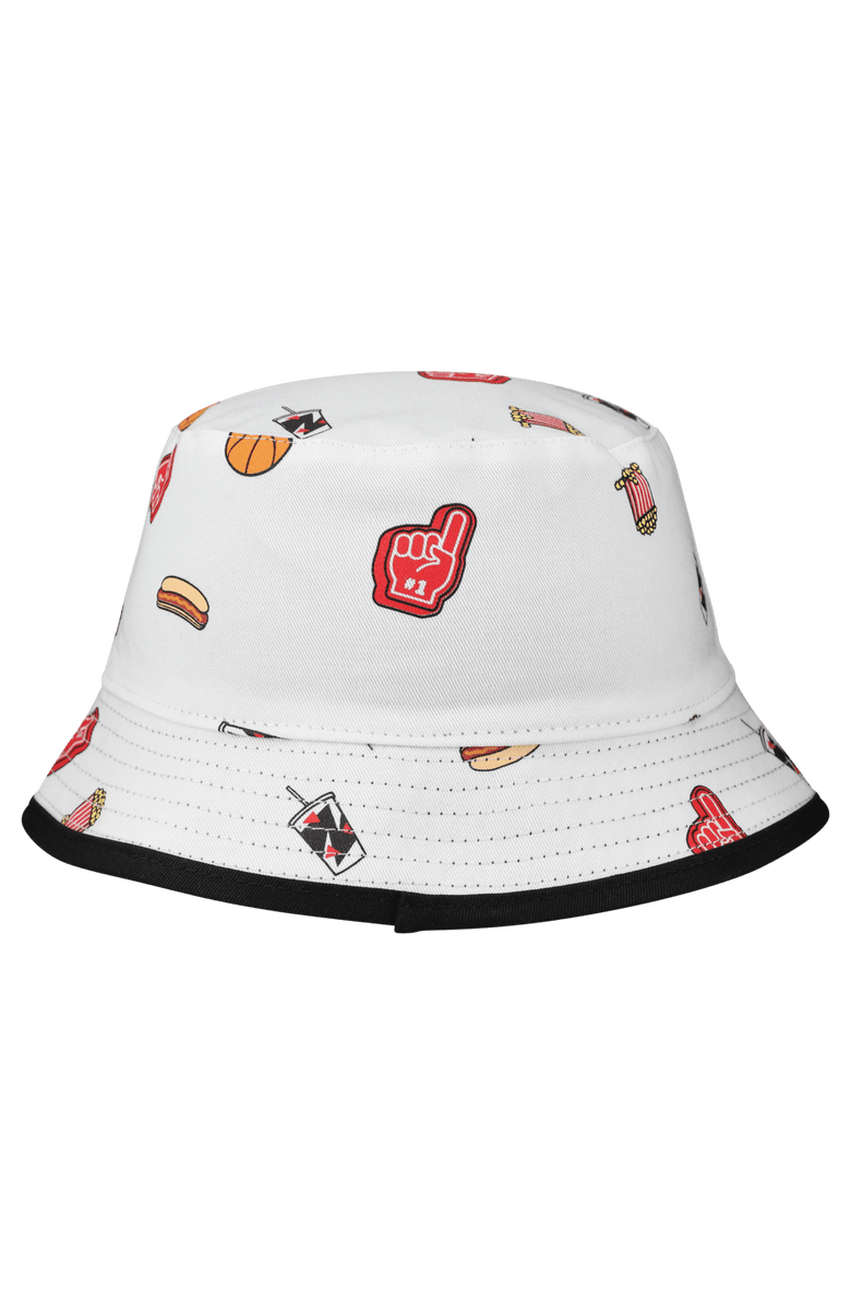 New Era Men's New Era White Chicago Bulls Team Cheer Reversible Bucket Hat, Alternate, color, White