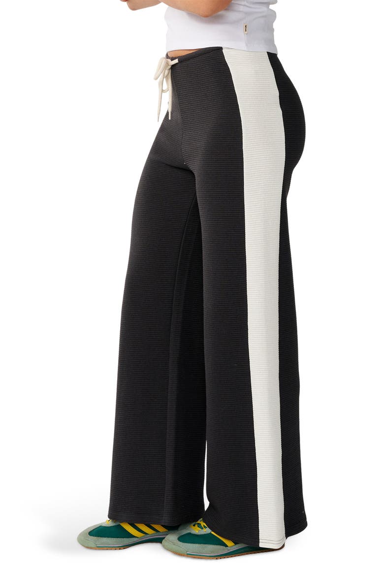 Retro Swell Wide Leg Pants, Alternate, color, WASHED BLACK