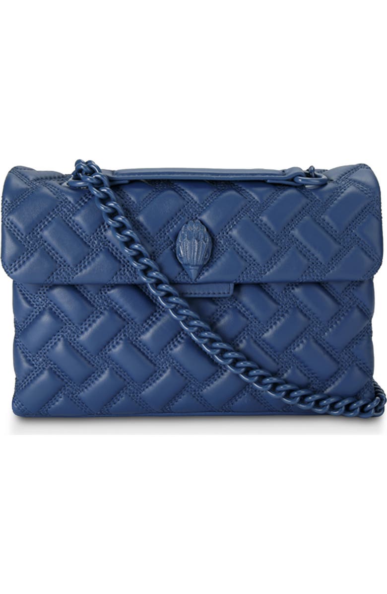Kurt Geiger London Kensington Drench Quilted Leather Convertible Shoulder Bag, Main, color,