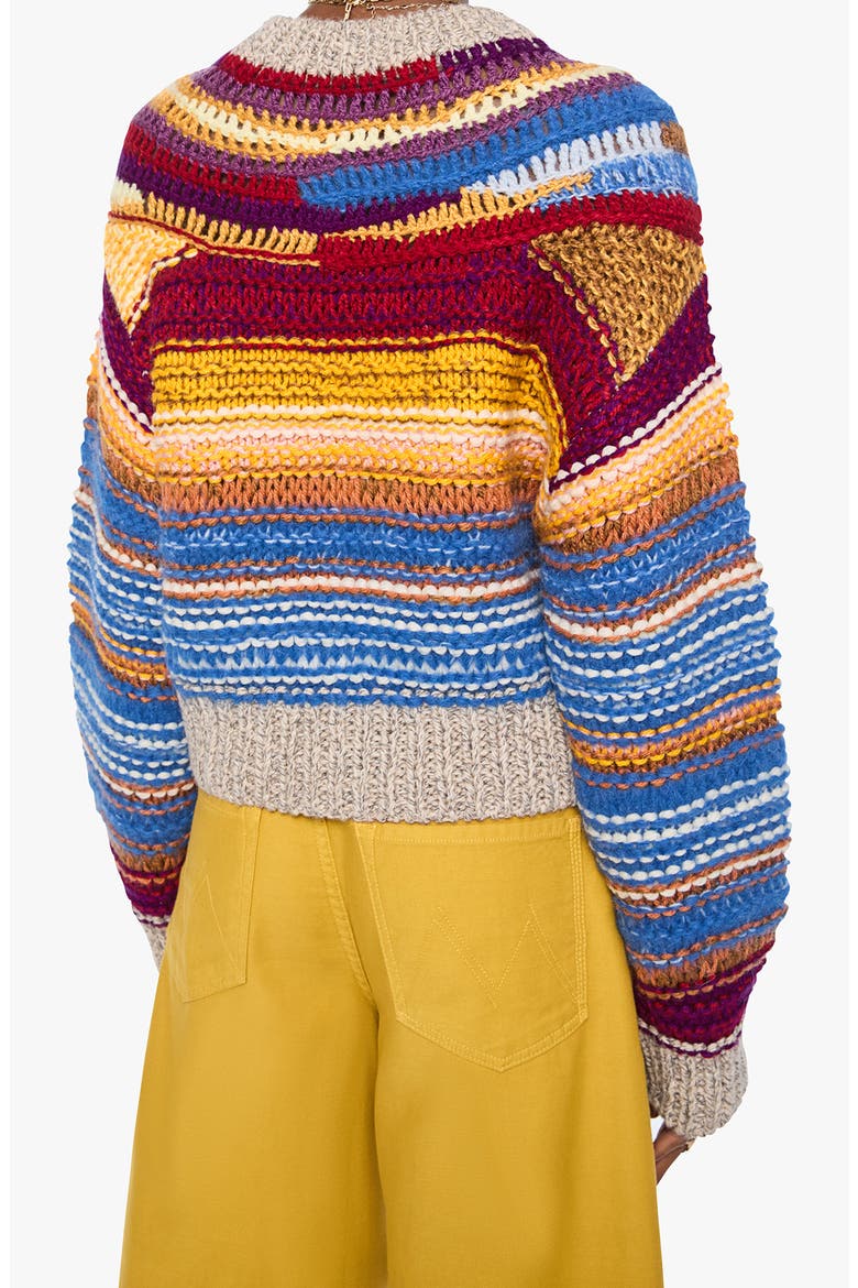 The Boxy Jumper Cotton Sweater, Alternate, color, MULTI COLOR