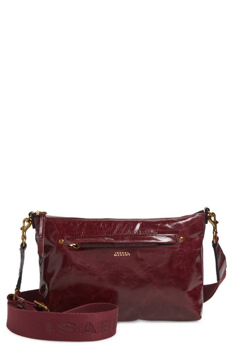 Nessah Wardy Leather Crossbody Bag