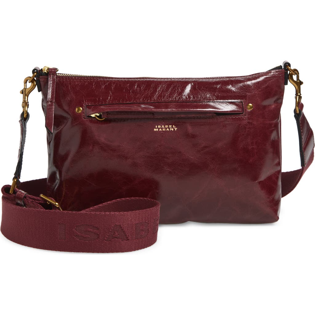Isabel Marant Nessah Wardy Leather Crossbody Bag
