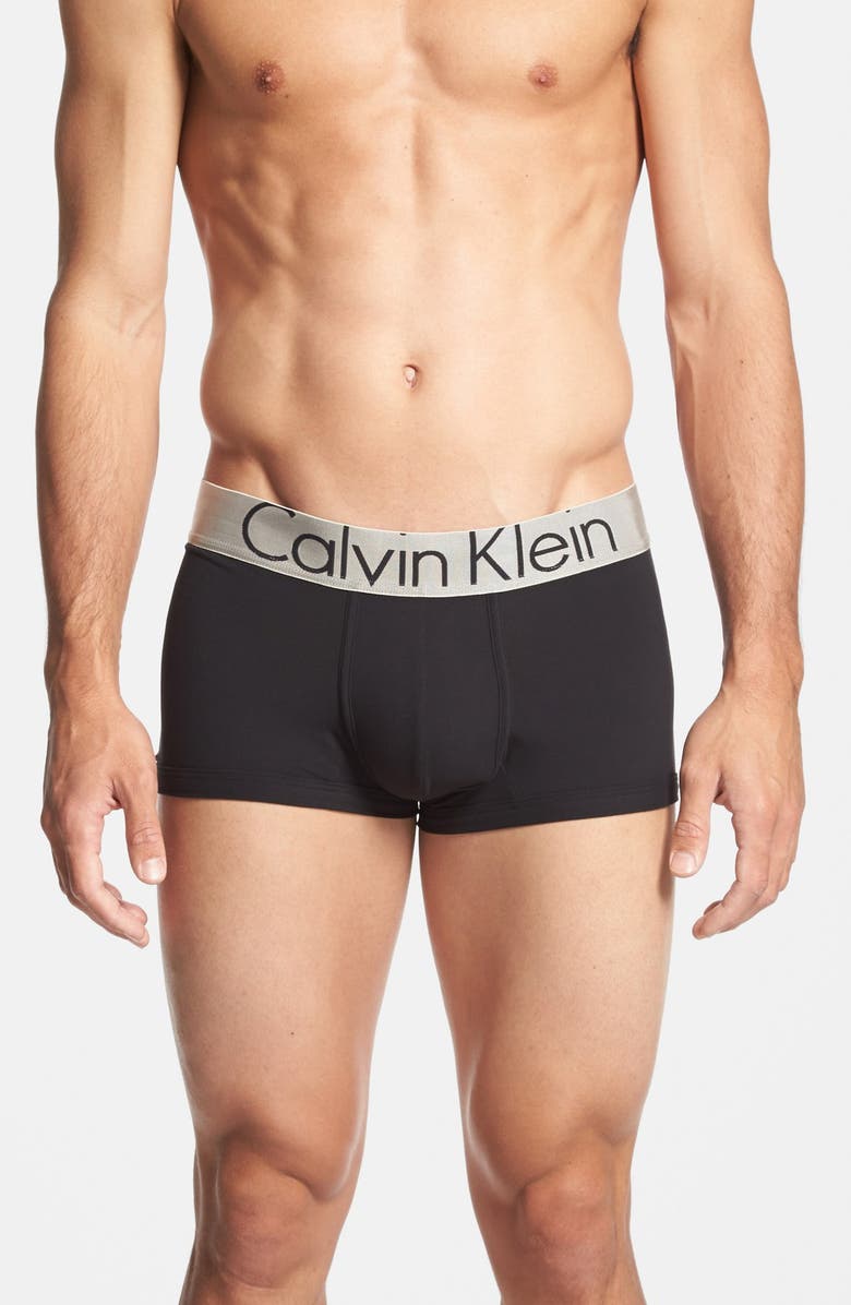 Calvin Klein Steel U2716 Microfiber Low Rise Trunks, Main, color,