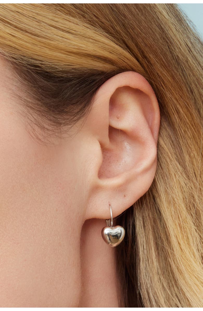 Oradina Lover Drop Earrings in Sterling Silver, Alternate, color, Silver