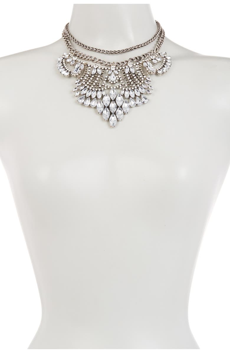 EYE CANDY LOS ANGELES Lexy Necklace, Alternate, color, Silver