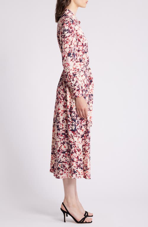 Hugo Boss Boss Davivio Tie Belt Long Sleeve Shirtdress