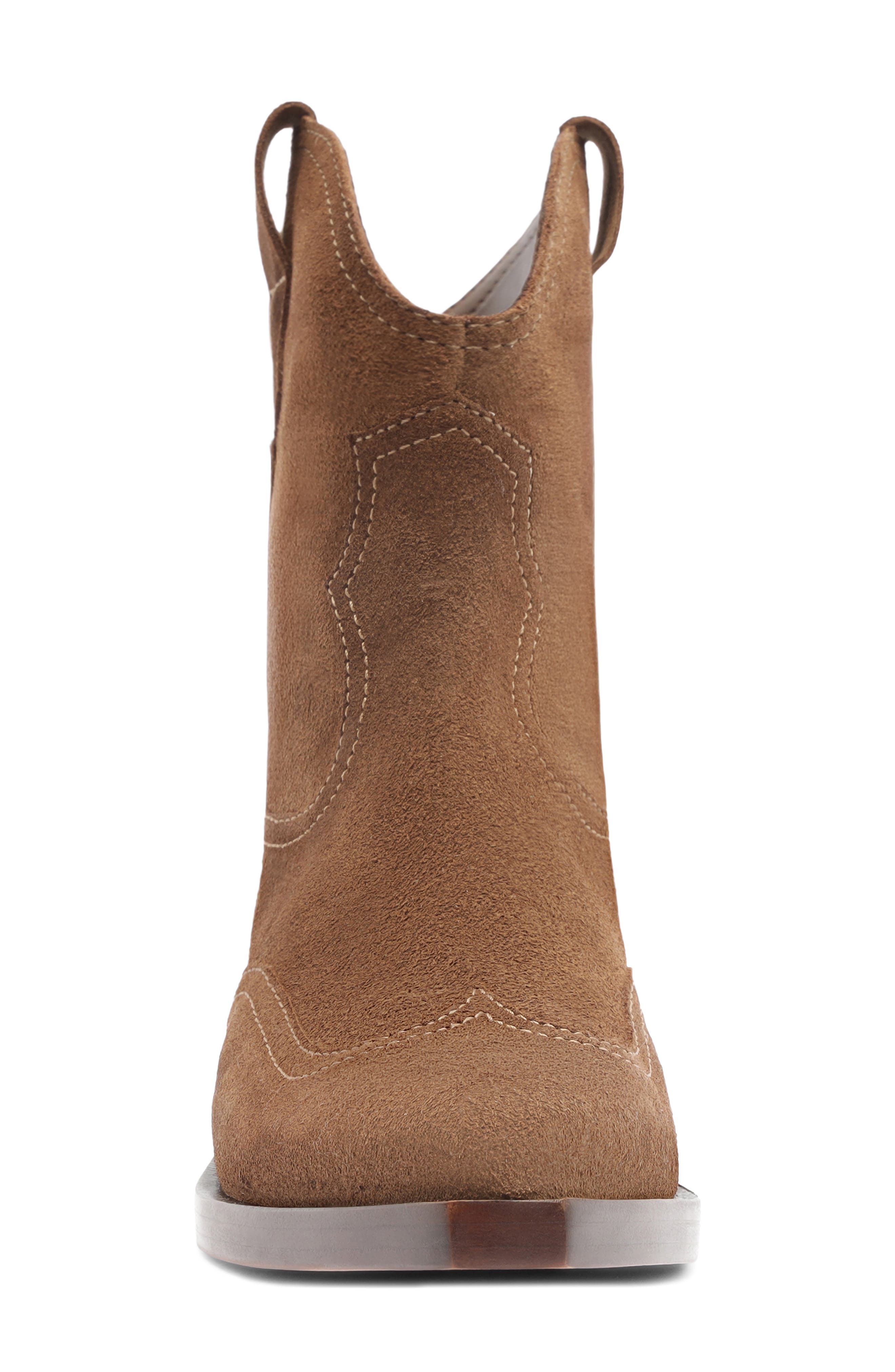 Nash Leather Bootie, Alternate, color, BROWN