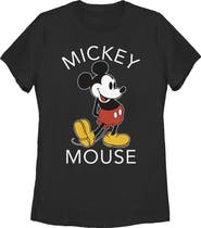 Mickey & Friends Women's Mickey & Friends Retro Mickey Mouse Pose Graphic T-Shirt