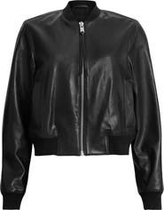 AllSaints Orten Leather Bomber Jacket