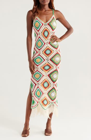 Aleki Crochet Maxi - Shop Elan White Clay Combo / L