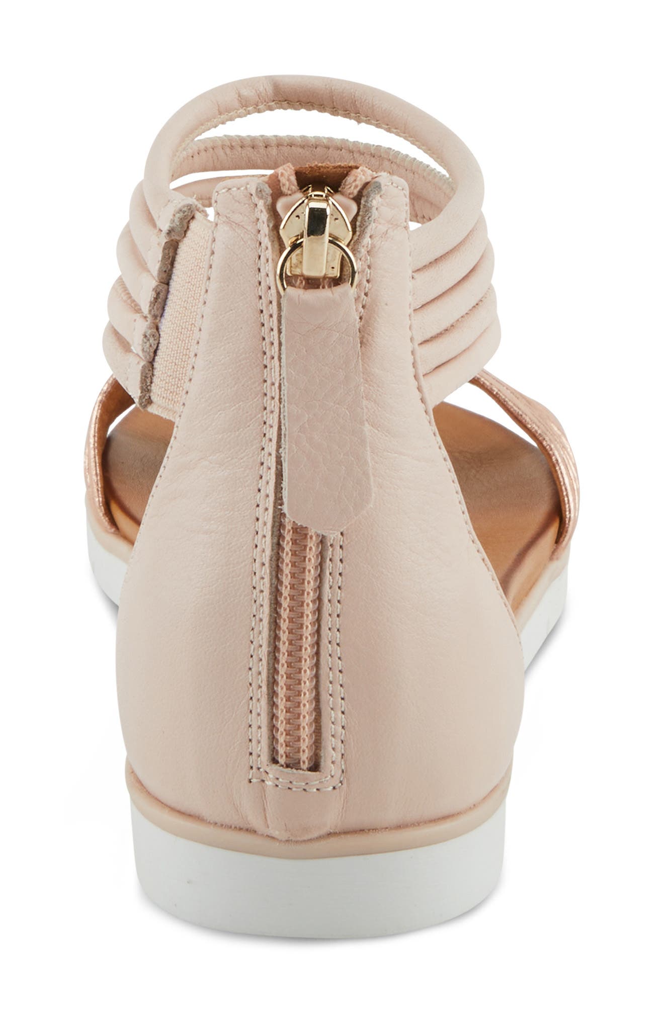 Spring Step Mexa Metallic Sandal, Alternate, color, Rose Gold