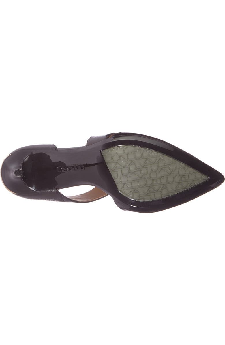 Calvin Klein 'Gella' Pointy Toe Pump, Alternate, color, Black