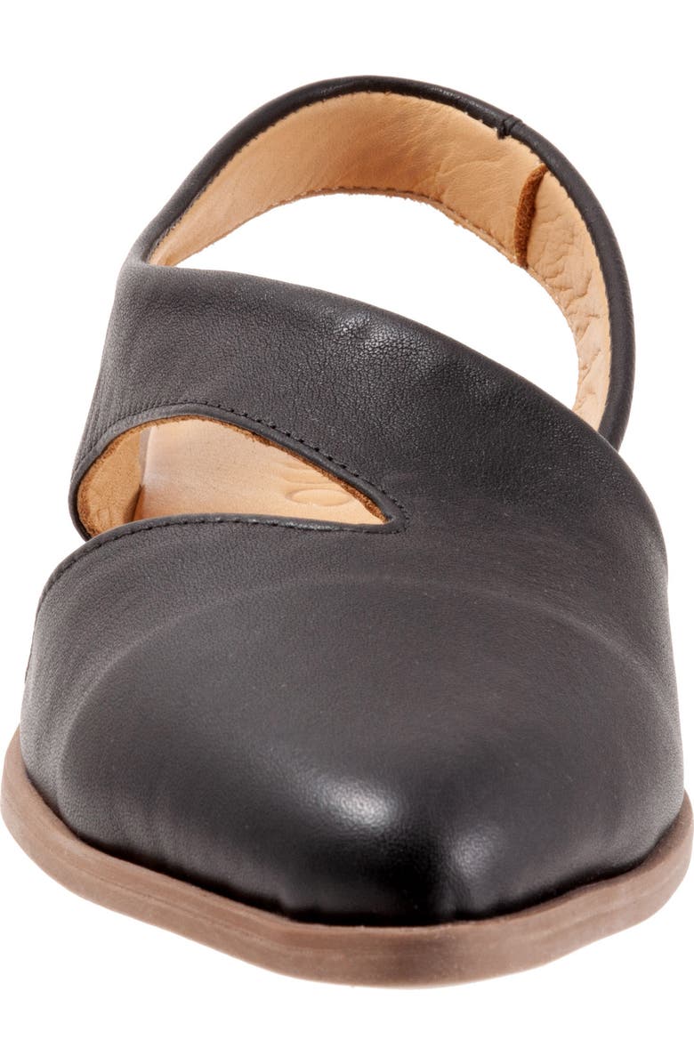 Bueno Bianca Pointed Toe Slingback Flat, Alternate, color,