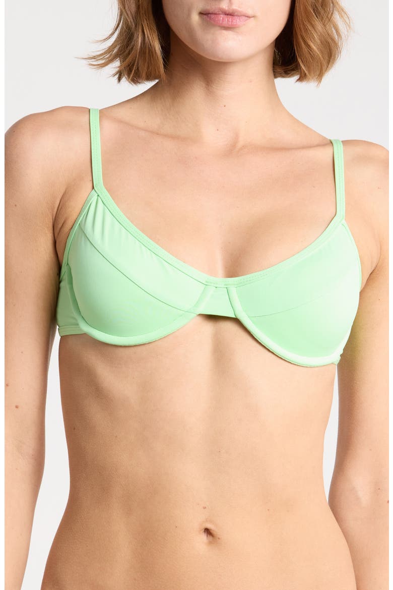 West Coast Underwire Bikini Top, Main, color, MOJITO