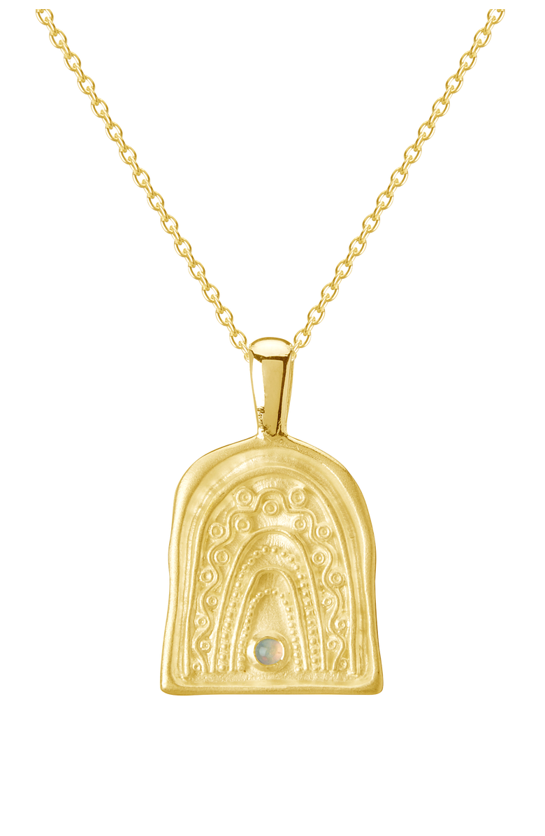 Murkani Rainbow Spirit Necklace, Main, color, Yellow Gold
