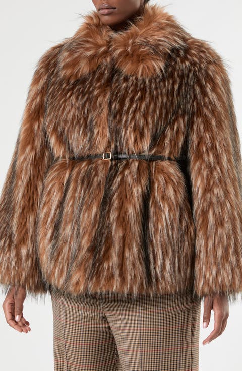 Erosi Faux Fur Short Coat